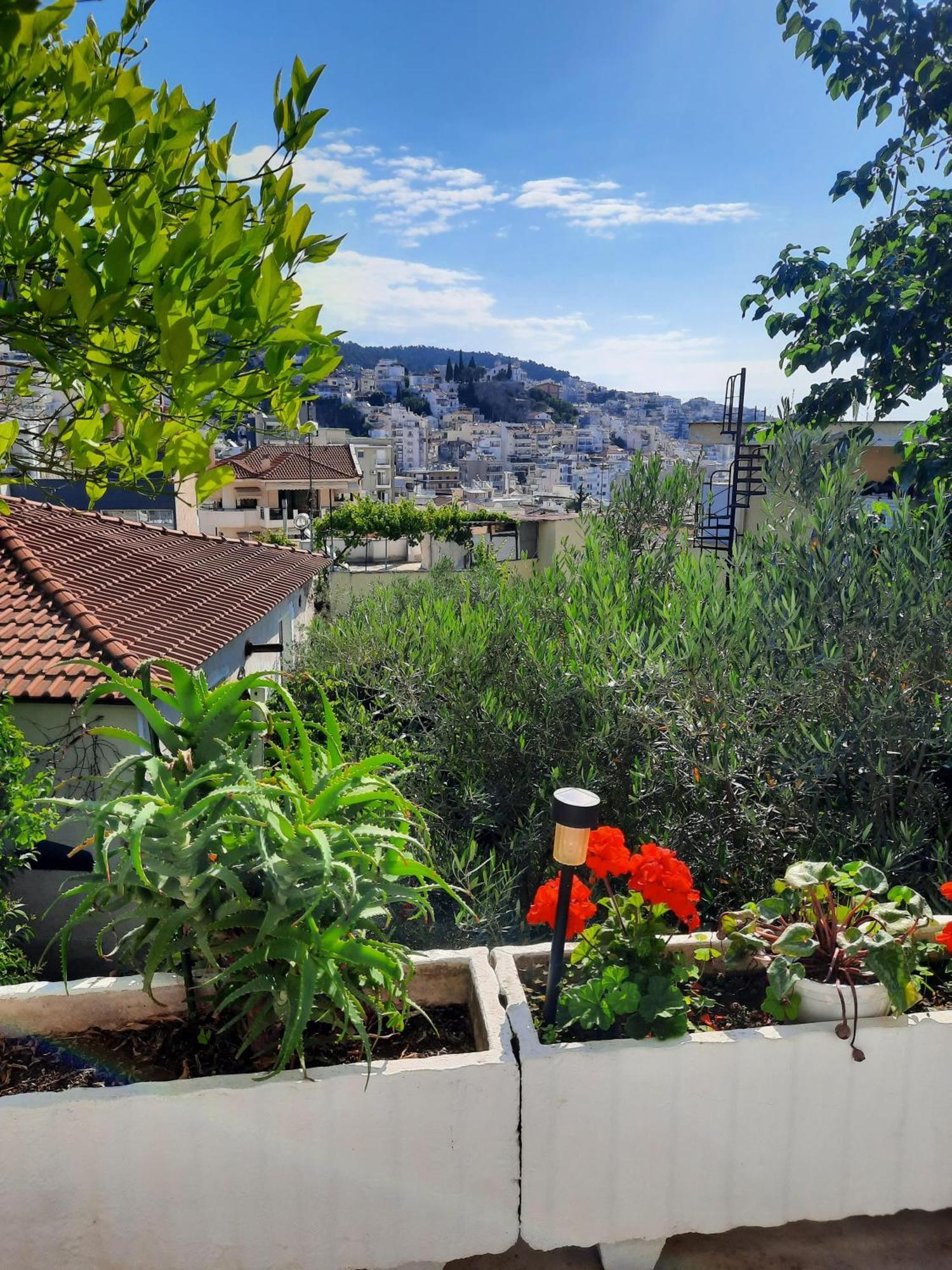 Вилла Vasilis Garden House Кавала Экстерьер фото